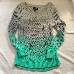 American Eagle Knit Ombré Sweater